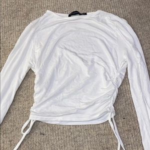 Pretty Little thing cropped ruched long sleeve
